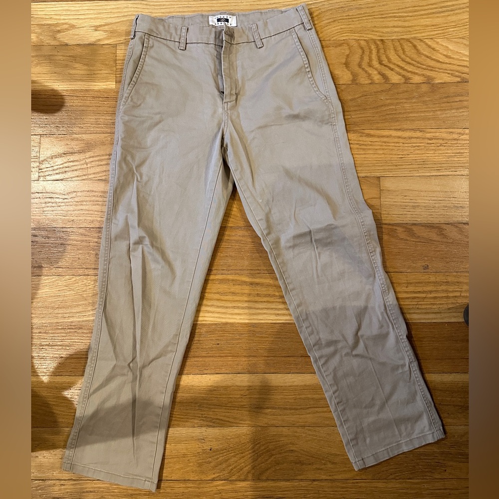 Joseph Abboud Khaki Pants Mens Beige Stretch Cotton Straight Leg Chino
